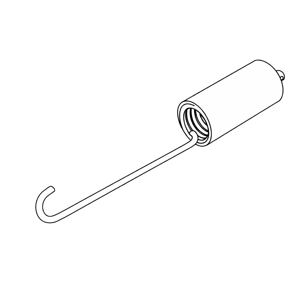 Pružina hlavního stojanu